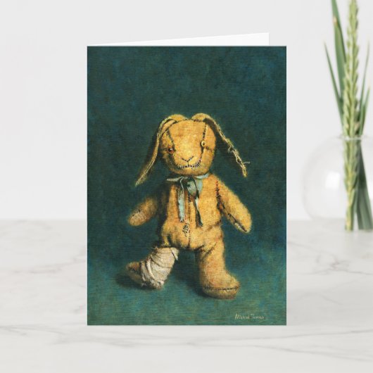 Zombie Bunny Greetings Card Kaart (Voorkant)