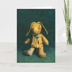 Zombie Bunny Greetings Card Kaart