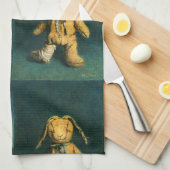Zombie Bunny Tea Towel Theedoek (Quarter Fold)