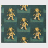 Zombie Bunny Wrapping Paper Cadeaupapier (Vlak)