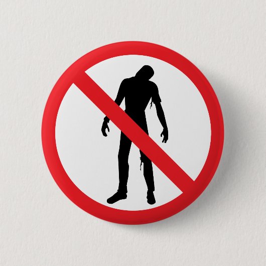 Zombie-Button Ronde Button 5,7 Cm (Voorkant)