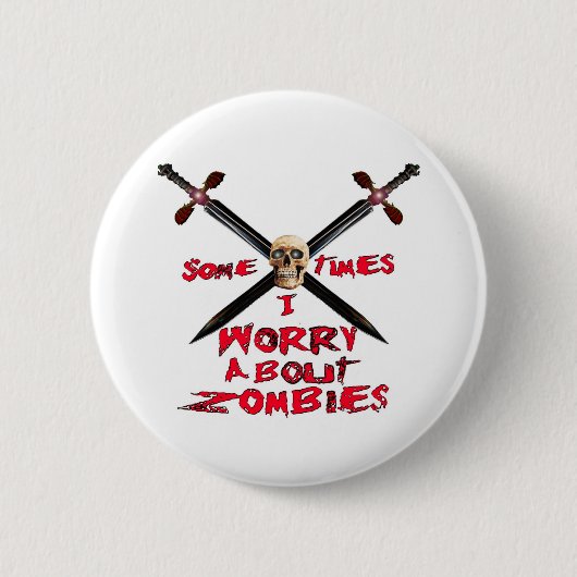 Zombie-Button Ronde Button 5,7 Cm (Voorkant)