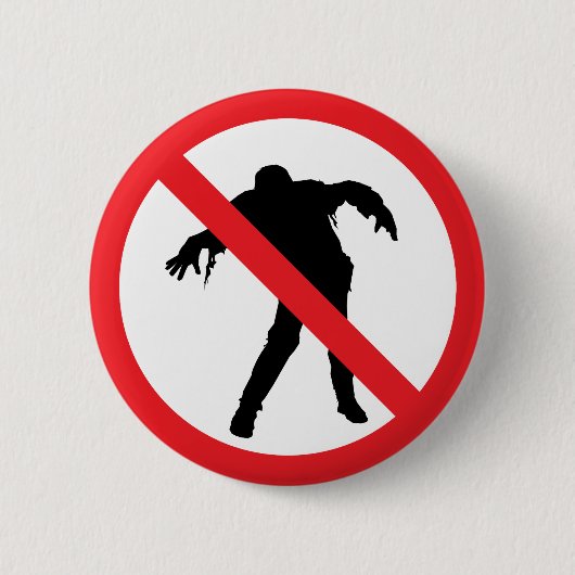 Zombie-Button Ronde Button 5,7 Cm (Voorkant)
