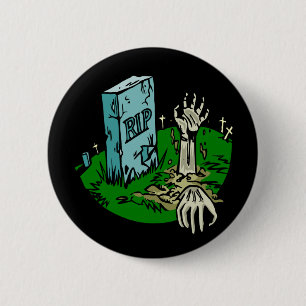 Zombie-Buttonnen Ronde Button 5,7 Cm