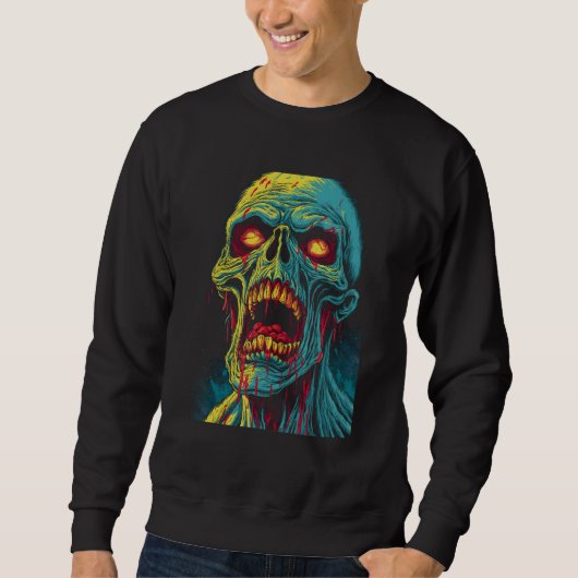 Zombie by Haunted Horror Halloween 1 Trui (Voorkant)