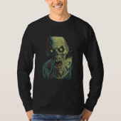 Zombie by Haunted Horror Halloween 4 T-shirt (Voorkant)