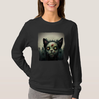 Zombie Ca  Esthetiek Kwaad Griezelen Horror Hallow T-shirt