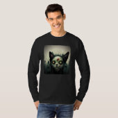 Zombie Ca Esthetiek Kwaad Griezelen Horror Hallow T-shirt (Voorkant volledig)