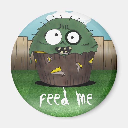 Zombie Cake - Voed me Magneet (Voorkant)