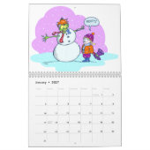 Zombie Calendar. Kalender (Jan 2027)