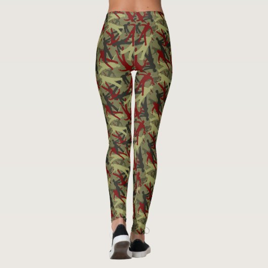 Zombie Camo Leggings (Achterkant)