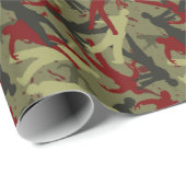 Zombie Camo Pattern Cadeaupapier (Rol Hoek)