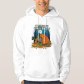 Zombie Camper Aangedreven Door Cold Brew Coffee Hoodie (Voorkant)