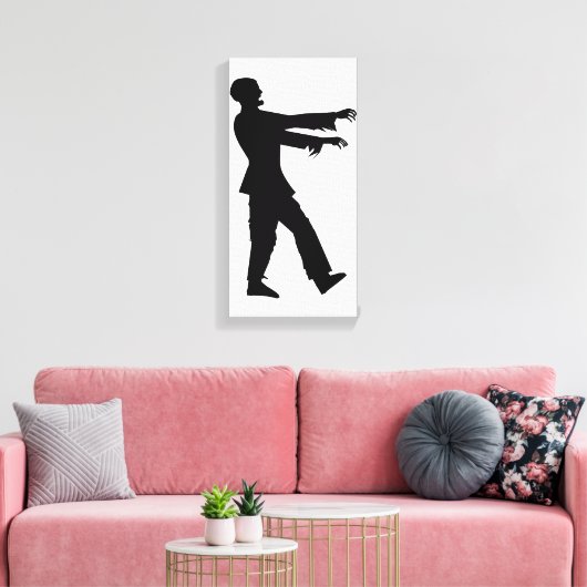 Zombie Canvas Afdruk (Insitu (Woonkamer))