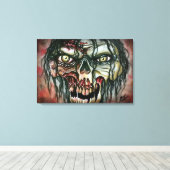 Zombie Canvas Afdruk (Insitu (Houten vloer))