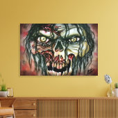 Zombie Canvas Afdruk (Insitu (Woonkamer))