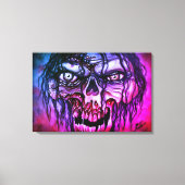 Zombie Canvas Afdruk (Voorkant)