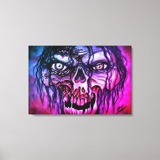 Zombie Canvas Afdruk (Voorkant)