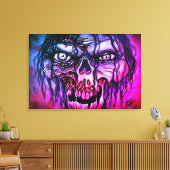 Zombie Canvas Afdruk (Insitu (Woonkamer))