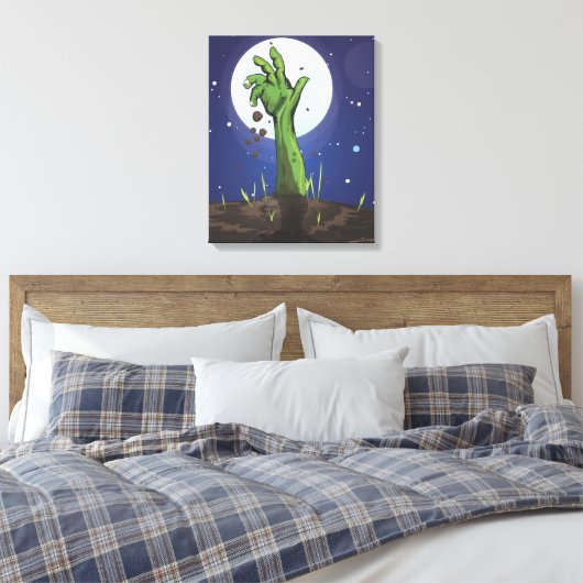 Zombie Canvas Afdruk (Insitu (Slaapkamer))