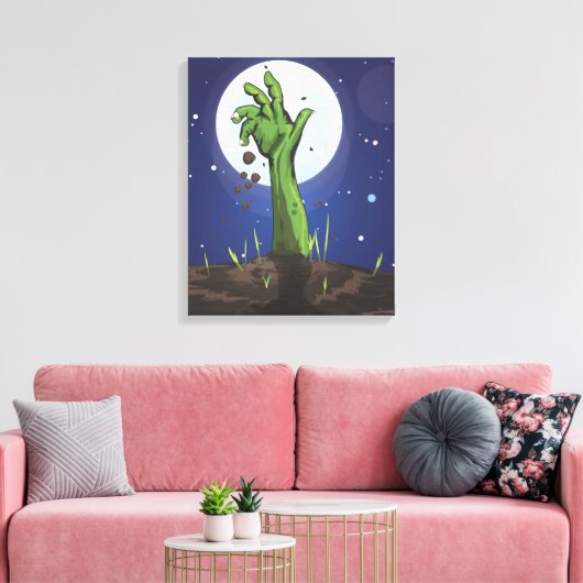 Zombie Canvas Afdruk (Insitu (Woonkamer))