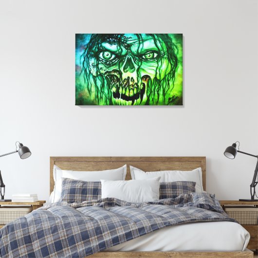 Zombie Canvas Afdruk (Insitu (Slaapkamer))