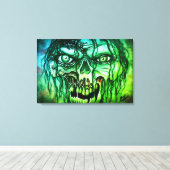 Zombie Canvas Afdruk (Insitu (Houten vloer))