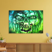 Zombie Canvas Afdruk (Insitu (Woonkamer))