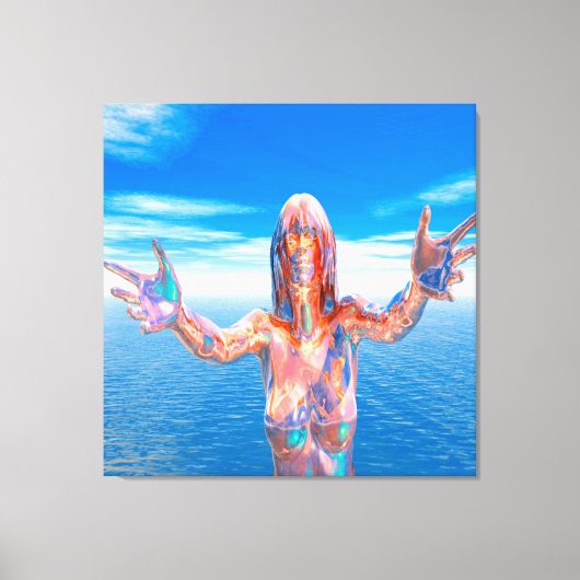 Zombie Canvas Afdruk (Voorkant)