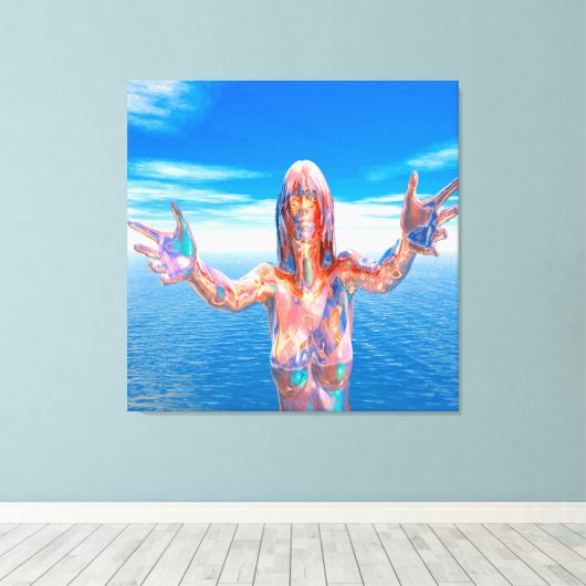 Zombie Canvas Afdruk (Insitu (Houten vloer))