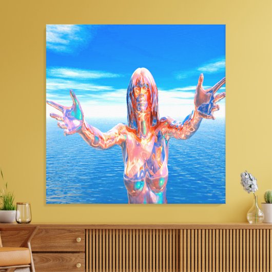 Zombie Canvas Afdruk (Insitu (Woonkamer))