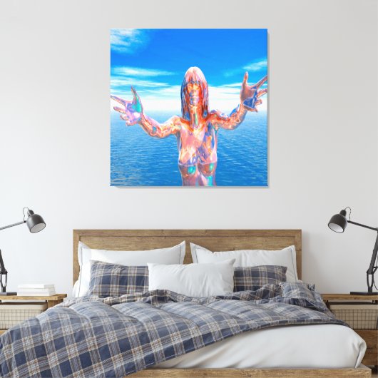 Zombie Canvas Afdruk (Insitu (Slaapkamer))