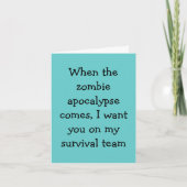 Zombie Card Kaart (Voorkant)