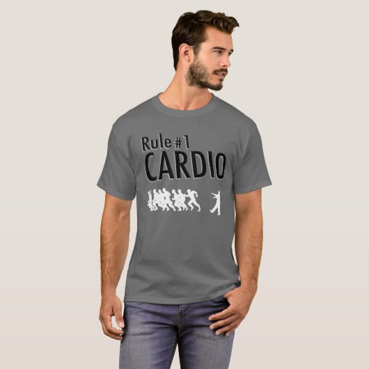 Zombie Cardio T-shirt (Voorkant volledig)
