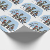 Zombie Carolers wrappingpapier Cadeaupapier (Hoek)
