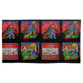 Zombie Cartoon Pattern Kussensloop (Voorkant)