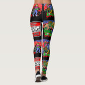 Zombie Cartoon Pattern Leggings (Achterkant)