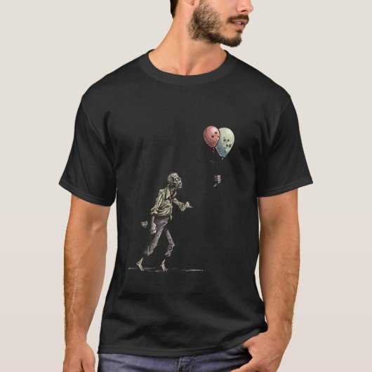 Zombie cartoon T-shirt (Voorkant)
