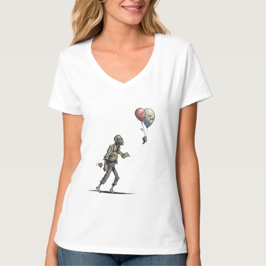 Zombie cartoon T-shirt (Voorkant)