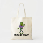Zombie Cartoon Trick or treat Halloween Bag Tote Bag (Voorkant)