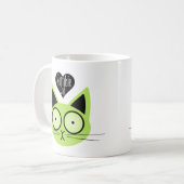 Zombie Cat Koffiemok (Voorkant links)