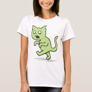 Zombie Cat Rises weer T-shirt