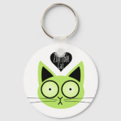 Zombie Cat Sleutelhanger (Voorkant)