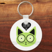 Zombie Cat Sleutelhanger (Voorkant)