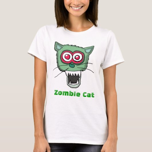 Zombie Cat T-shirt (Voorkant)