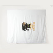 Zombie Cat – Trick or treat Meow Halloween Design Wandkleed (Voorkant (horizontaal))