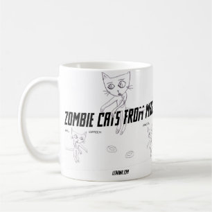 Zombie Cats van Mars #06 Koffiemok