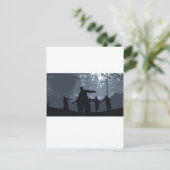 Zombie Chase in the Forest Briefkaart (Staand voorkant)