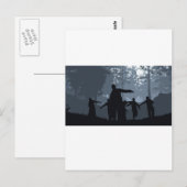 Zombie Chase in the Forest Briefkaart (Voorkant / Achterkant)
