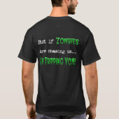 Zombie Chase (tweezijdig shirt) T-shirt (Achterkant)